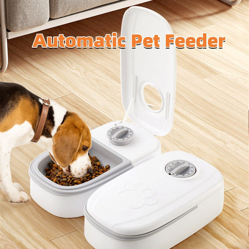 2-in-1 Gravity Automatic Pet Feeder & Water Dispenser