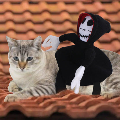 Scary Spider Rider Pet Halloween Costume – Creepy-Crawly Fun for Cats & Dogs