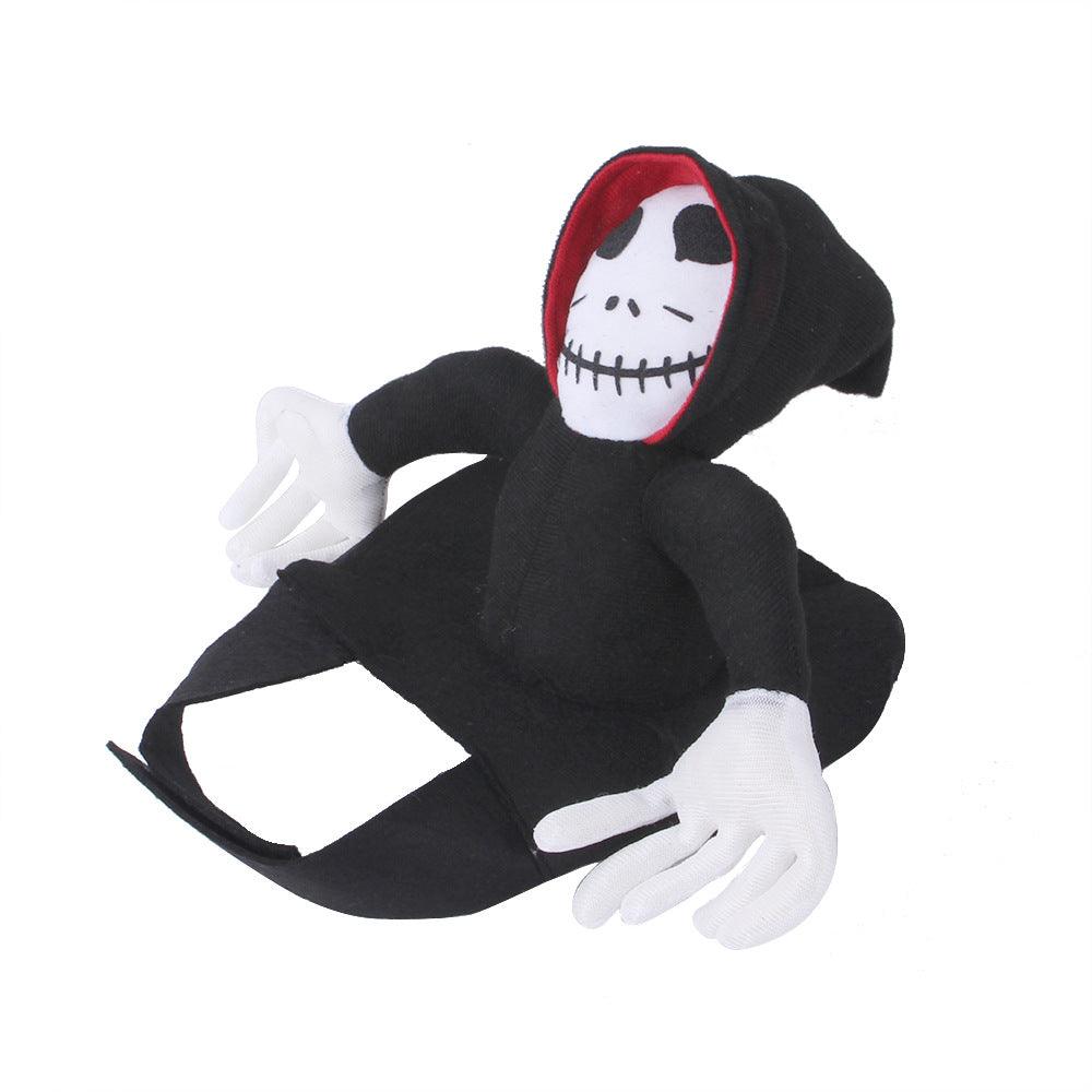 Scary Spider Rider Pet Halloween Costume – Creepy-Crawly Fun for Cats & Dogs
