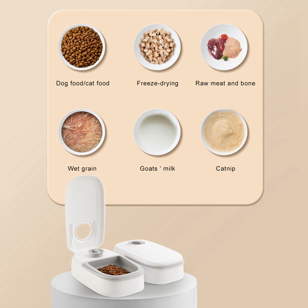 2-in-1 Gravity Automatic Pet Feeder & Water Dispenser