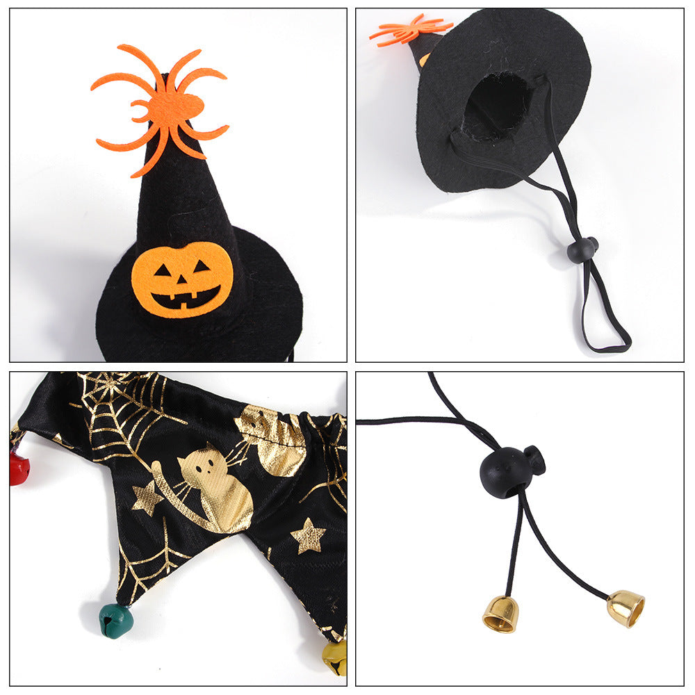 Halloween Pet Witch Costume for Cat & Dog Apparel Outfits