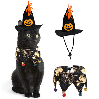 Halloween Pet Witch Costume for Cat & Dog Apparel Outfits