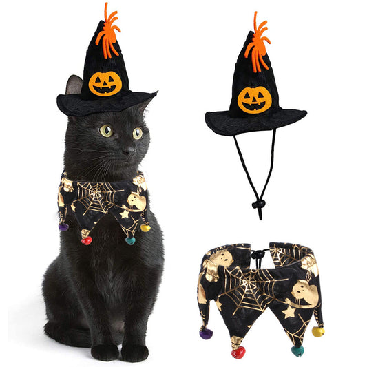 Halloween Pet Witch Costume for Cat & Dog Apparel Outfits