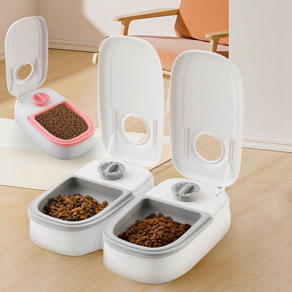 2-in-1 Gravity Automatic Pet Feeder & Water Dispenser