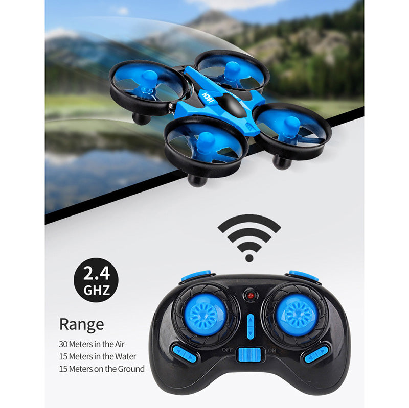 3 in 1 Triphibian Drone Quadcopter Remote Control Boat 3D Flip Headless Mode RC Drone