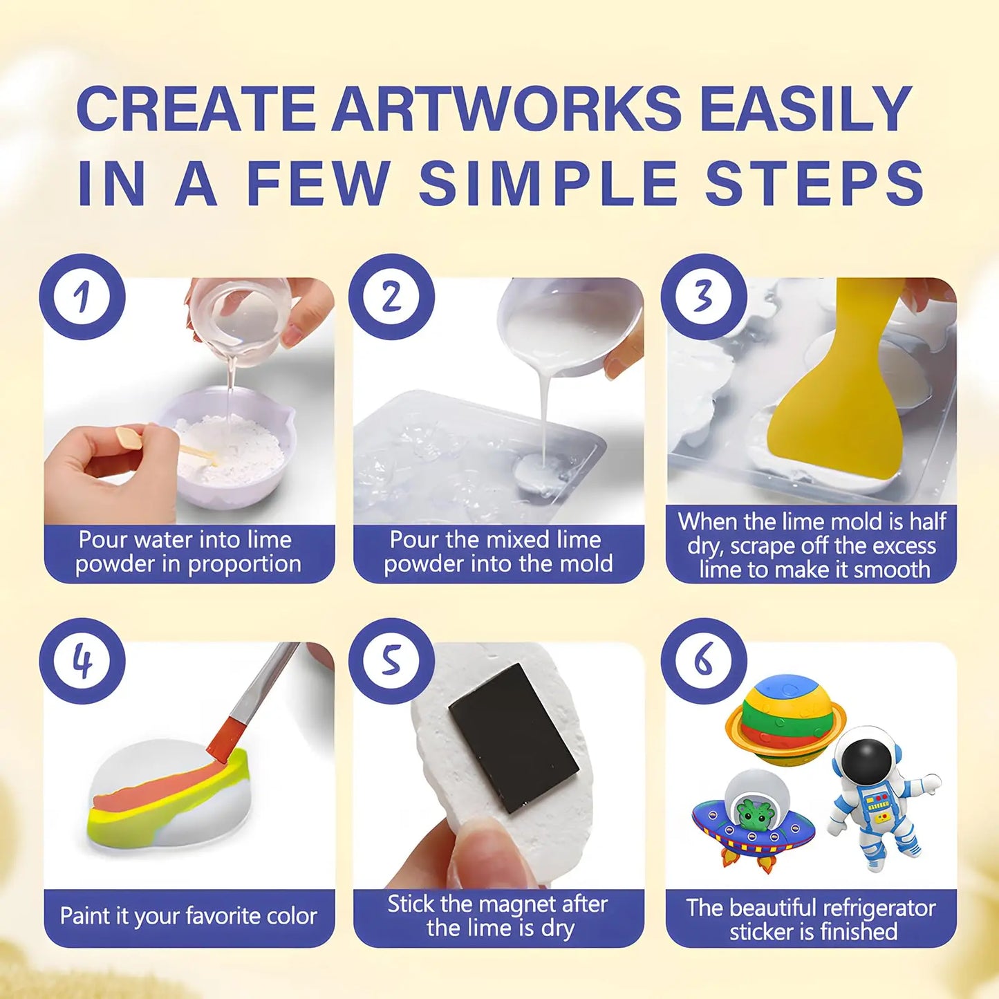 Kids Arts and Crafts Set Educational Painting Kit