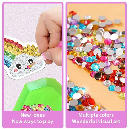 DIY Diamond Painting Stickers Kit for Kids – 12 Designs
