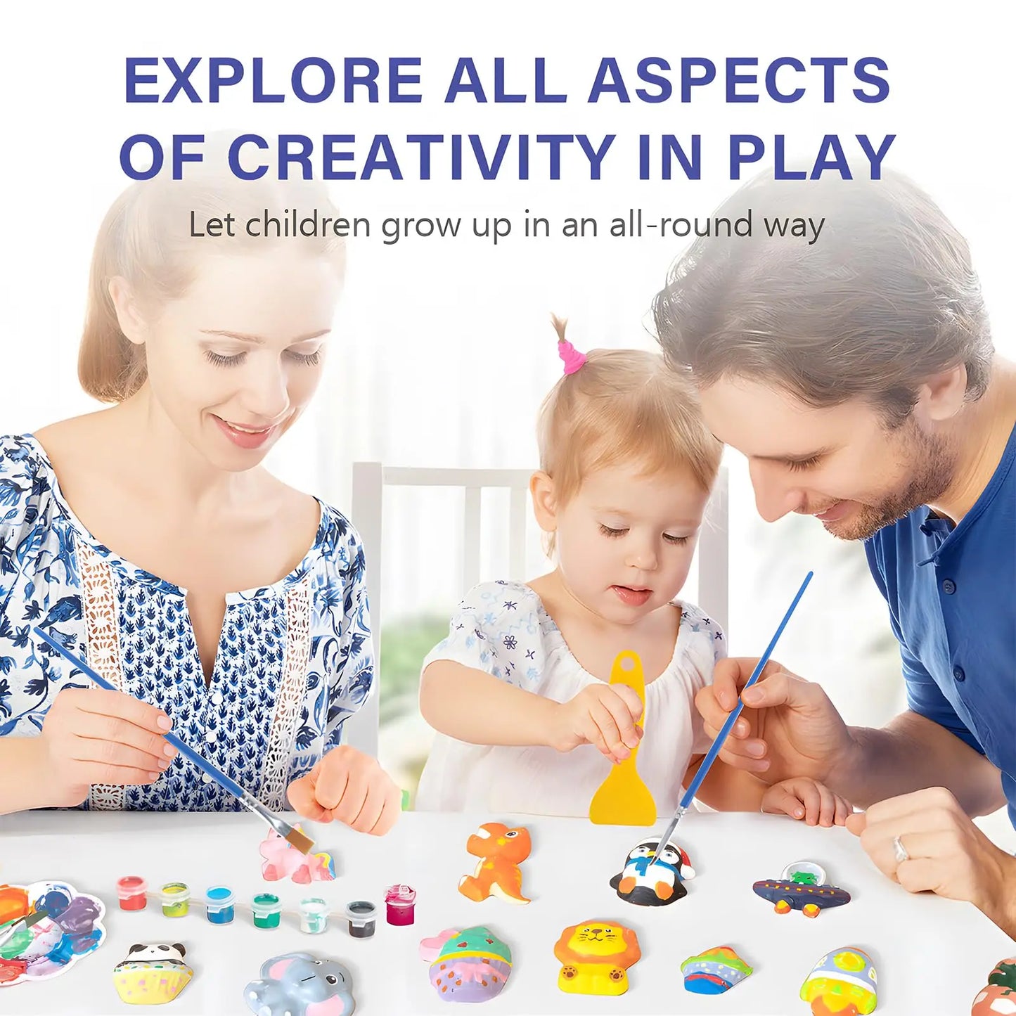 Kids Arts and Crafts Set Educational Painting Kit