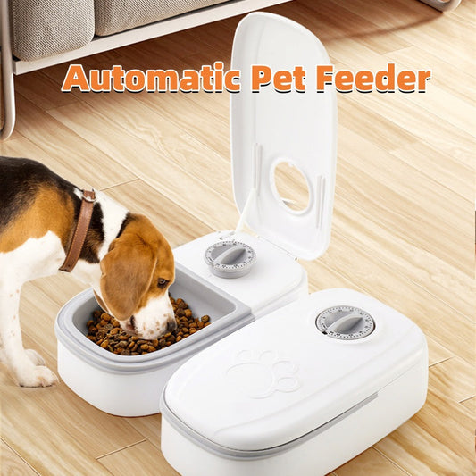 2-in-1 Gravity Automatic Pet Feeder & Water Dispenser