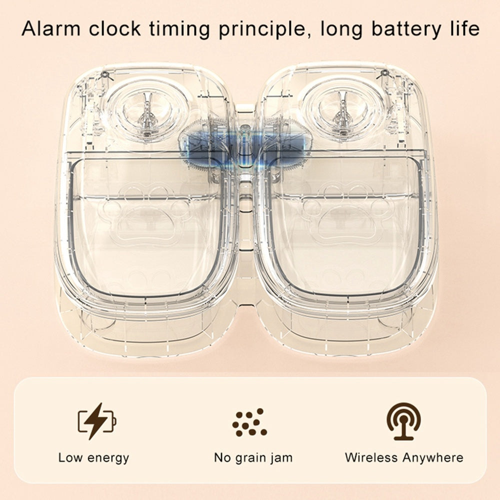 2-in-1 Gravity Automatic Pet Feeder & Water Dispenser