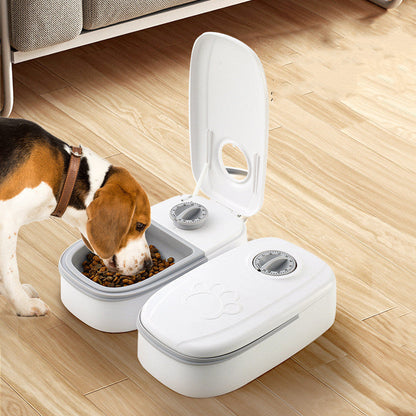 2-in-1 Gravity Automatic Pet Feeder & Water Dispenser