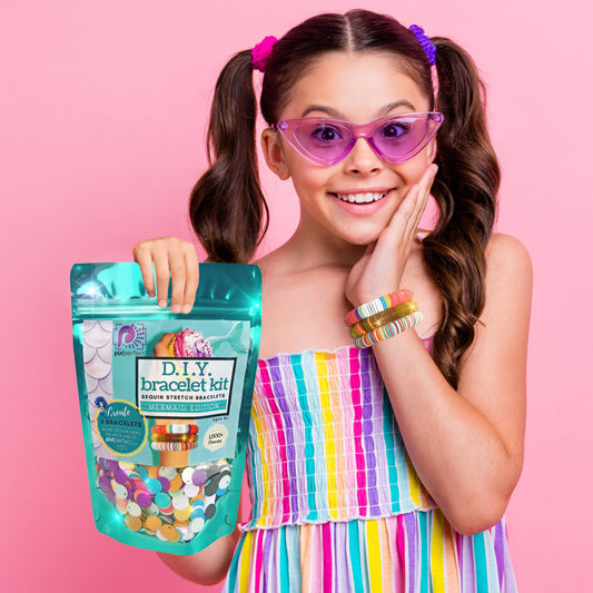 DIY Mermaid Bracelet Kit – Make 3 Sparkling Bracelets
